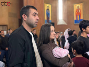 Նկուղում ծնված արցախցի փոքրիկը Մասիսում է մկրտվելpx