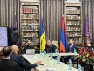 Բուխարեստում տեղի է ունեցել քննարկում՝ նվիրված Արցախի հոգևոր-մշակութային ժառանգության պահպանությանը և արցախահայերի սոցիալական կացությանըpx