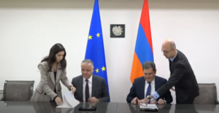 Ստորագրվել է «ՀՀ և ԵՄ միջև Հայաստանում ԵՄ առաքելության կարգավիճակի վերաբերյալ» համաձայնագիրըpx