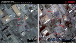 Աղբակույտի է վերածվել Շուշիի 19-րդ դարի Մեղրեցոց Սբ. Աստվածածին եկեղեցու պատմական շերտերըpx